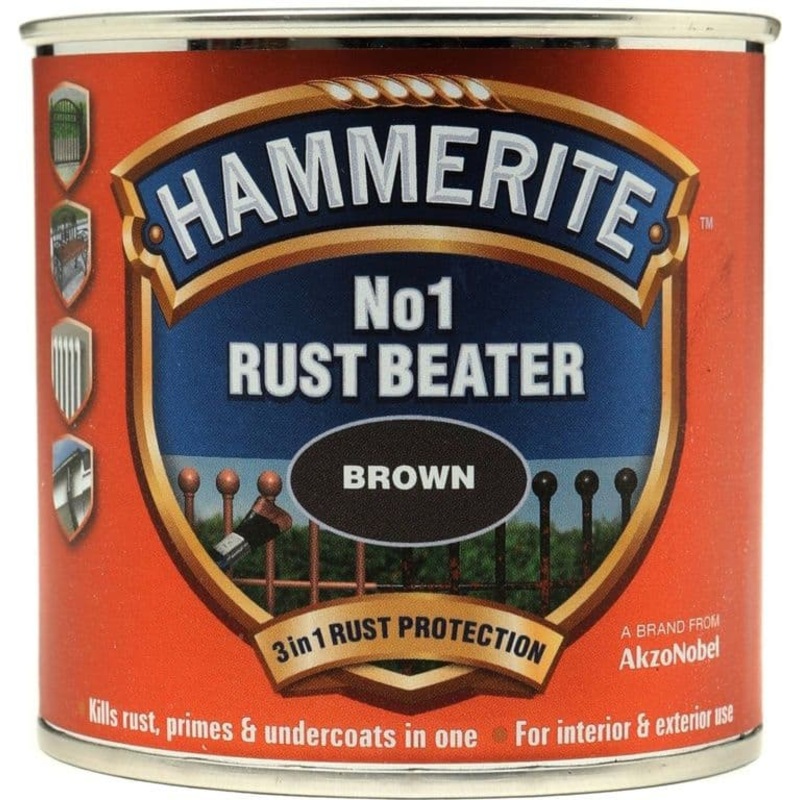 Hammerite No.1 Rustbeater 250ml – Brown