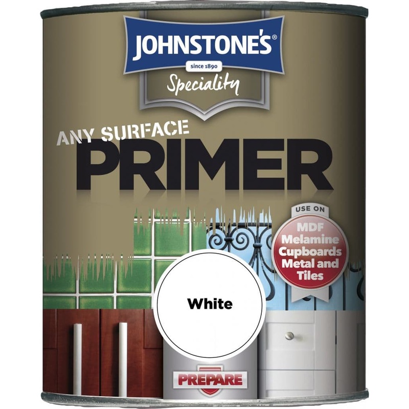 Johnstone’s Any Surface Primer – 750ml White