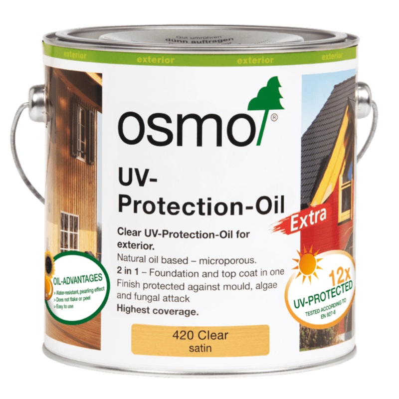 Osmo UV Protection Oil Extra Clear – 2.5L Satin