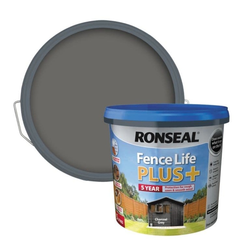 Ronseal Fence Life Plus 5L – Charcoal Grey