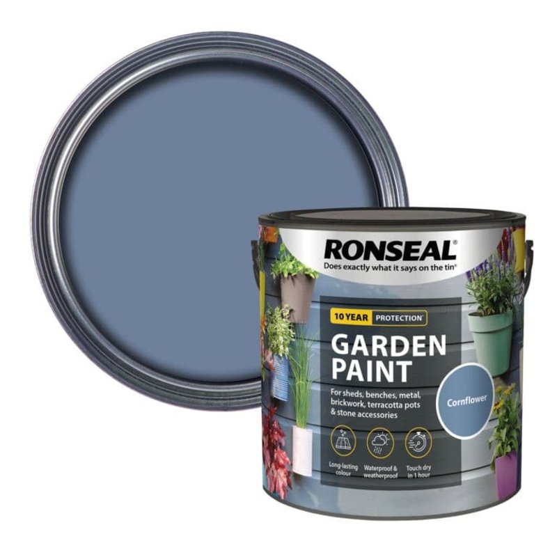 Ronseal Garden Paint 2.5L – Cornflower