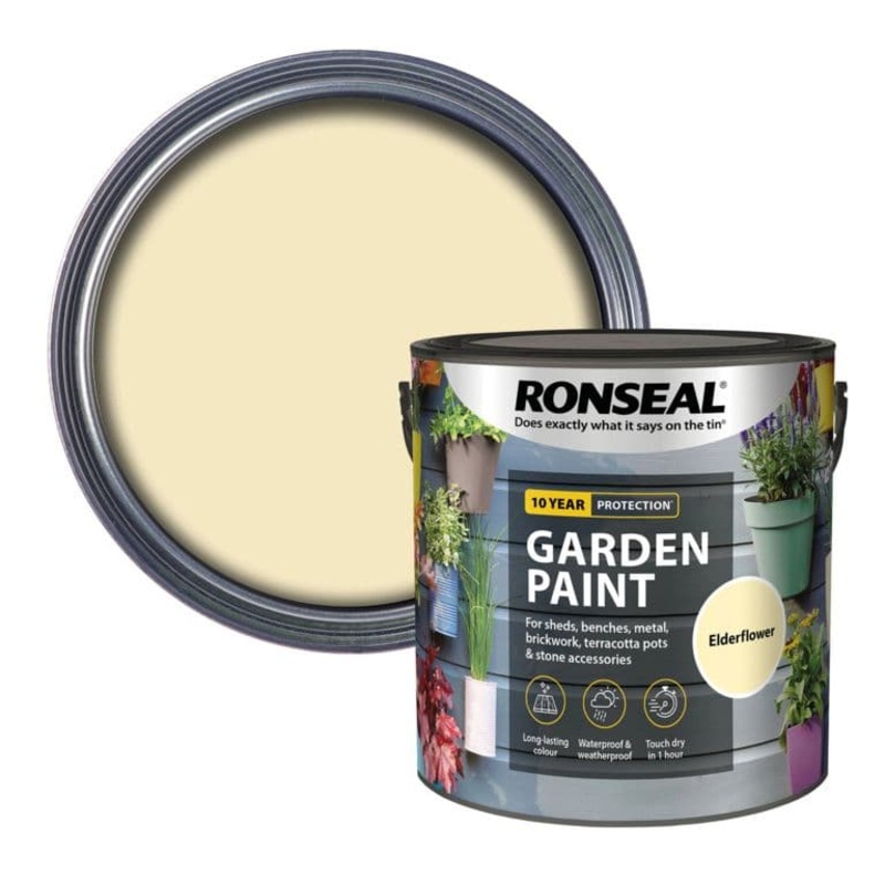 Ronseal Garden Paint 2.5L – Elderflower