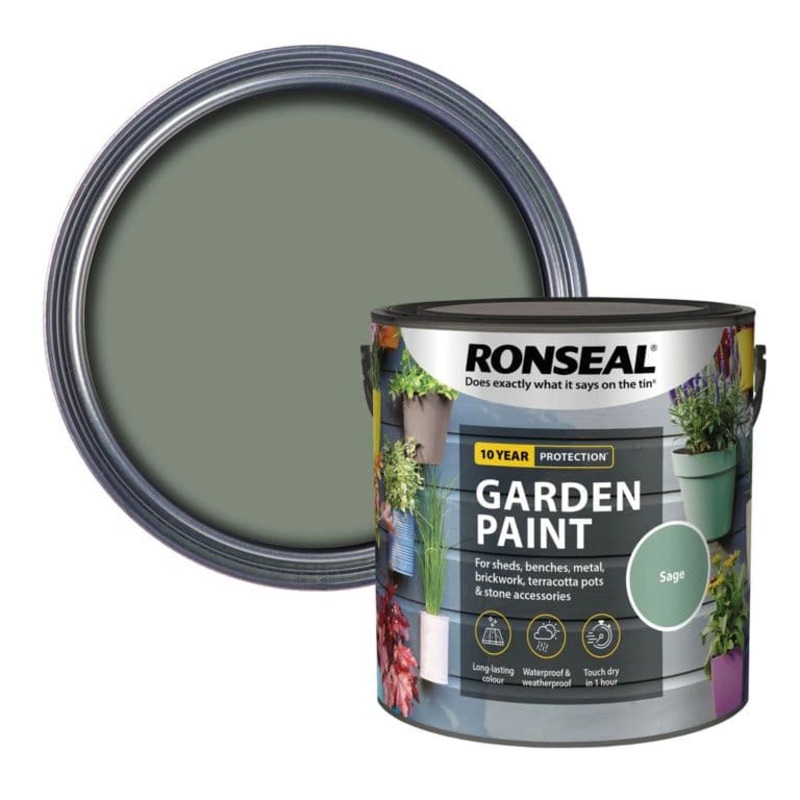 Ronseal Garden Paint 2.5L – Sage