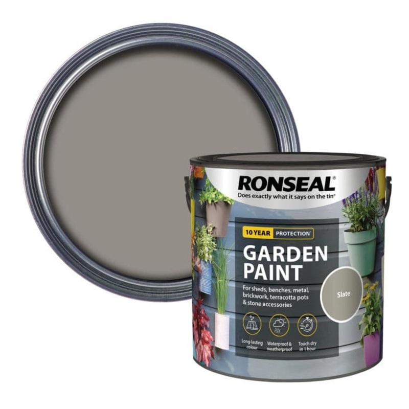 Ronseal Garden Paint 2.5L – Slate