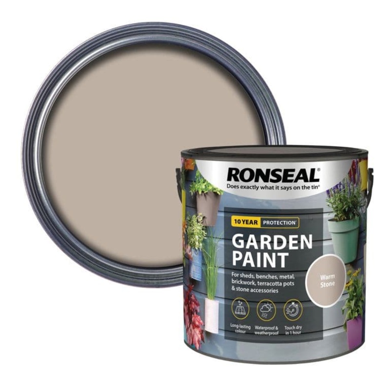 Ronseal Garden Paint 2.5L – Warm Stone