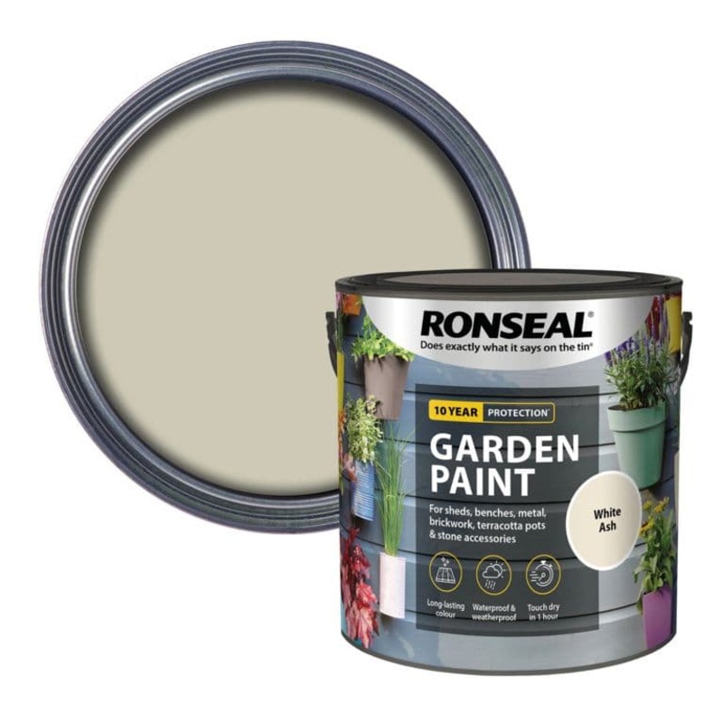 Ronseal Garden Paint 2.5L – White Ash