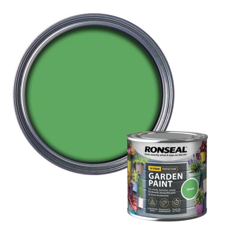 Ronseal Garden Paint 250ml – Clover