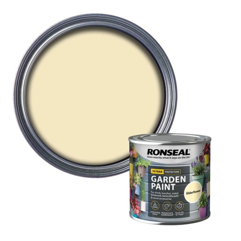 Ronseal Garden Paint 250ml – Elderflower