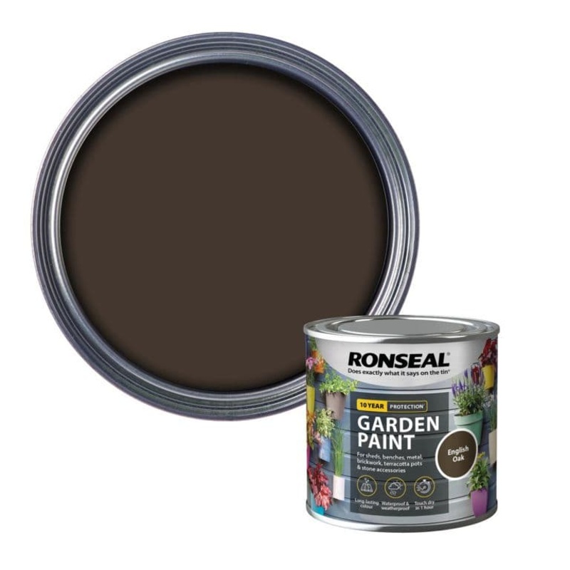 Ronseal Garden Paint 250ml – English Oak