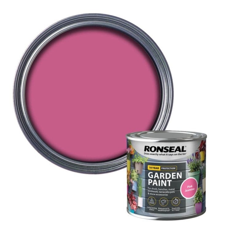 Ronseal Garden Paint 250ml – Pink Jasmine