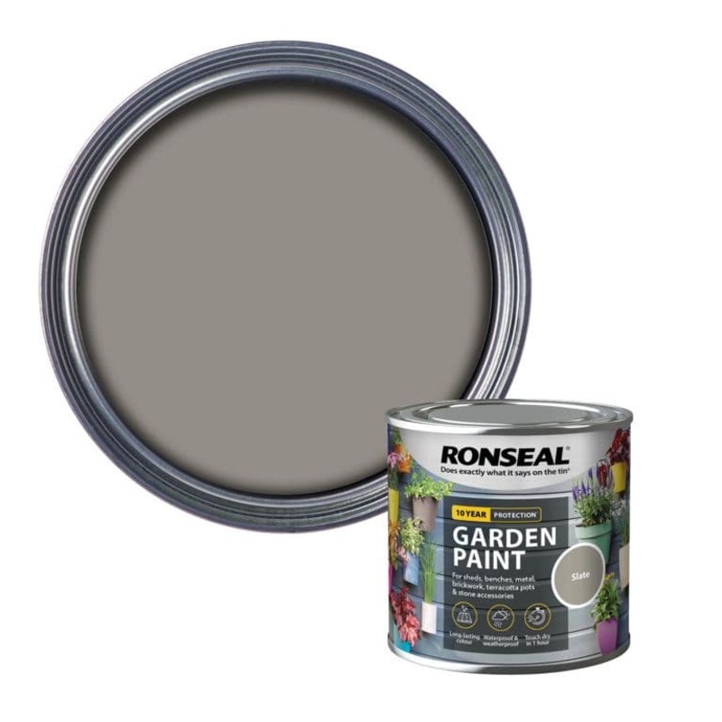Ronseal Garden Paint 250ml – Slate