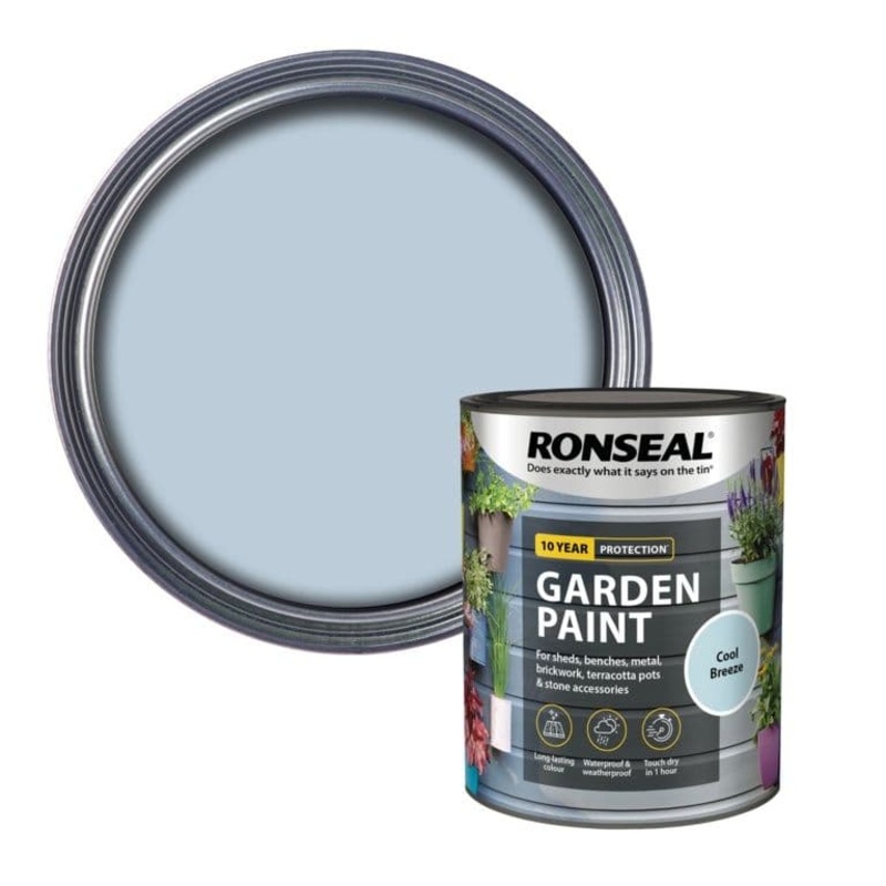 Ronseal Garden Paint 750ml – Cool Breeze