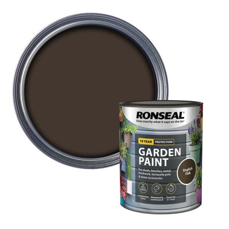 Ronseal Garden Paint 750ml – English Oak