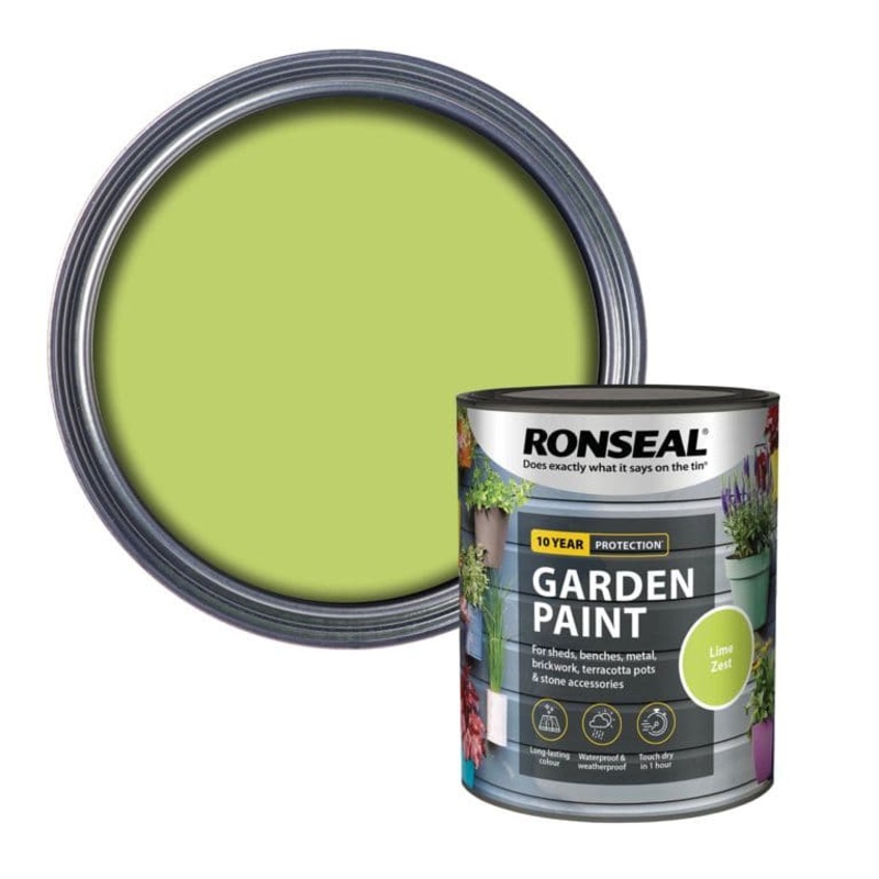 Ronseal Garden Paint 750ml – Lime Zest