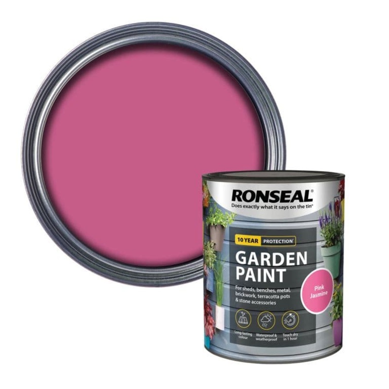 Ronseal Garden Paint 750ml – Pink Jasmine