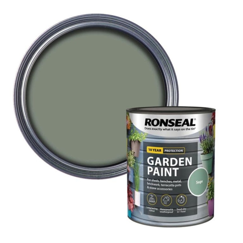 Ronseal Garden Paint 750ml – Sage