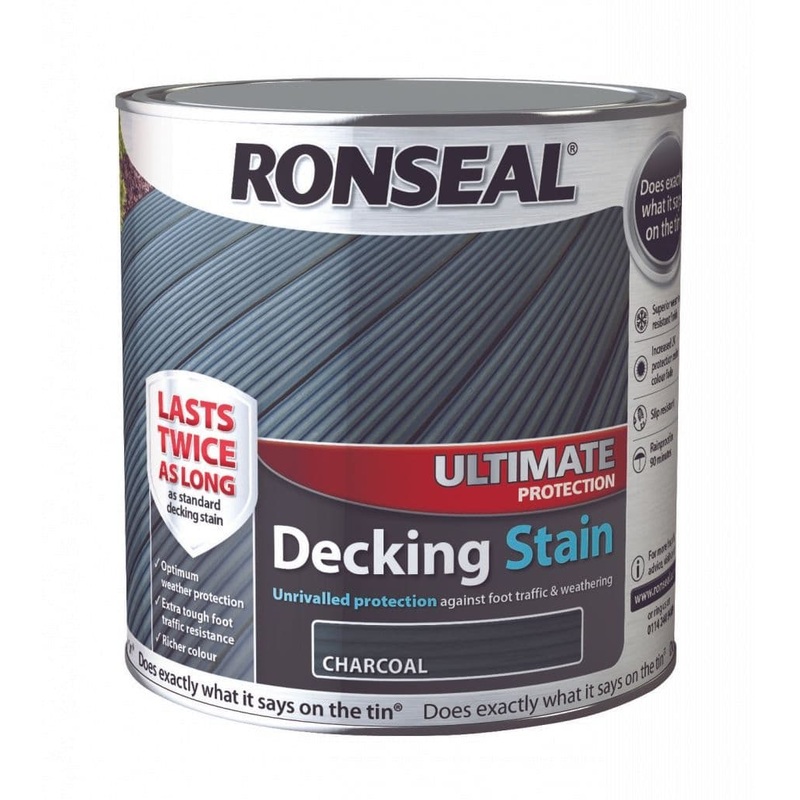 Ronseal Ultimate Protection Decking Stain 2.5L – Charcoal