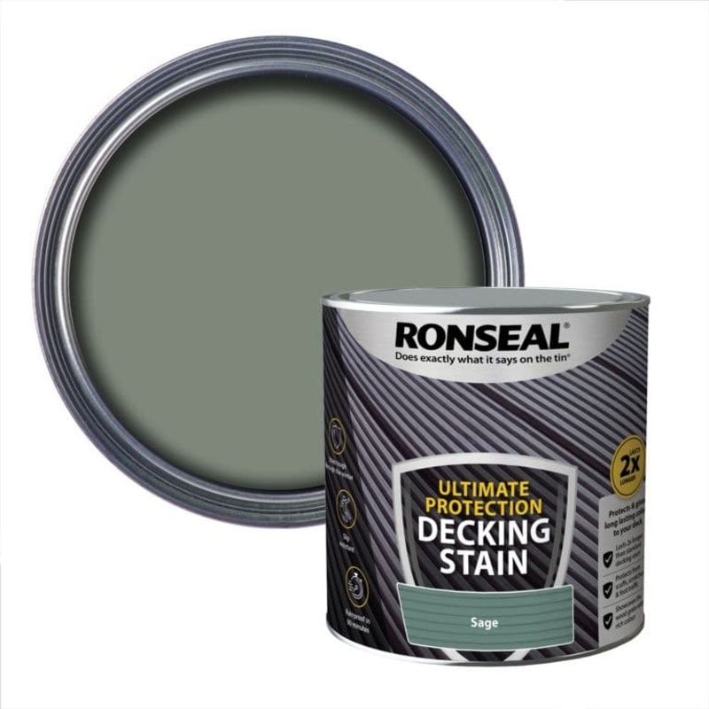 Ronseal Ultimate Protection Decking Stain 2.5L – Sage