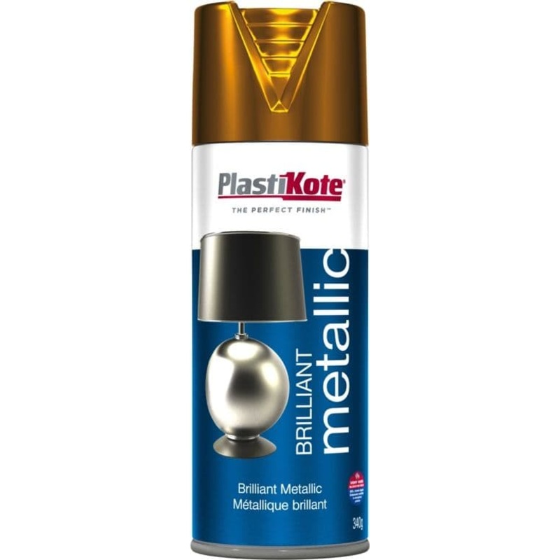 PlastiKote Brilliant Metallic 400ml Aerosol – Copper
