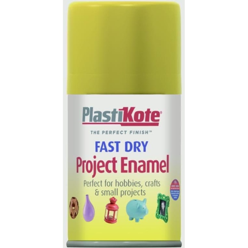 PlastiKote Fast Dry Enamel Aerosol Paint – Brass – 100ml