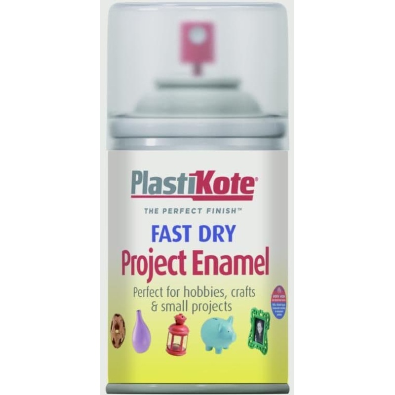PlastiKote Fast Dry Enamel Aerosol Paint – Clear – 100ml