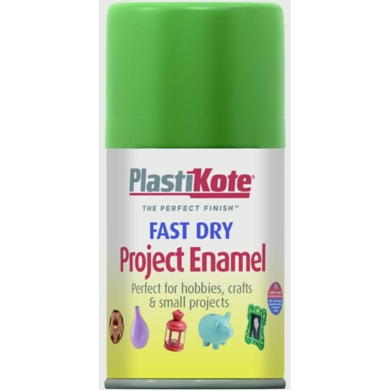 PlastiKote Fast Dry Enamel Aerosol Paint – Garden Green – 100ml