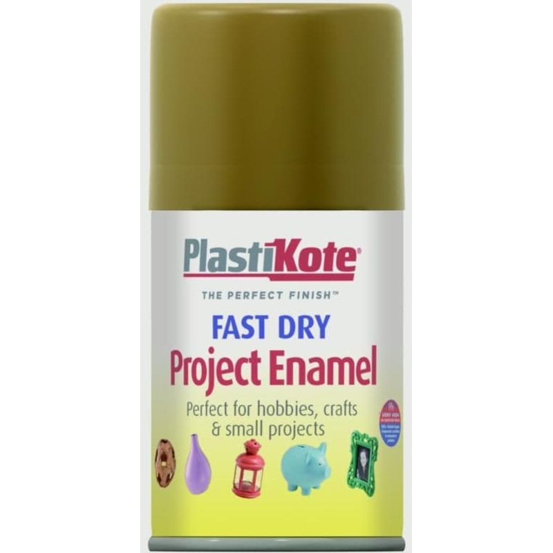 PlastiKote Fast Dry Enamel Aerosol Paint – Nut Brown – 100ml
