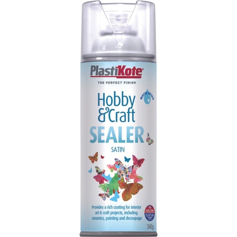PlastiKote Hobby & Craft Sealer – 400ml Clear Satin