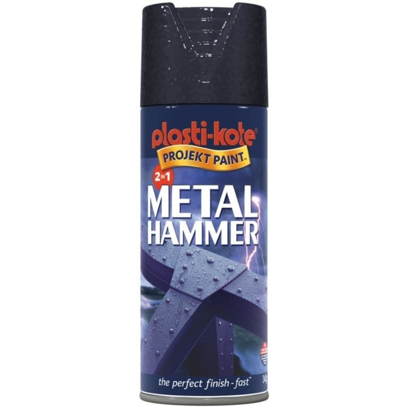 PlastiKote Metal Hammer 400ml – Black