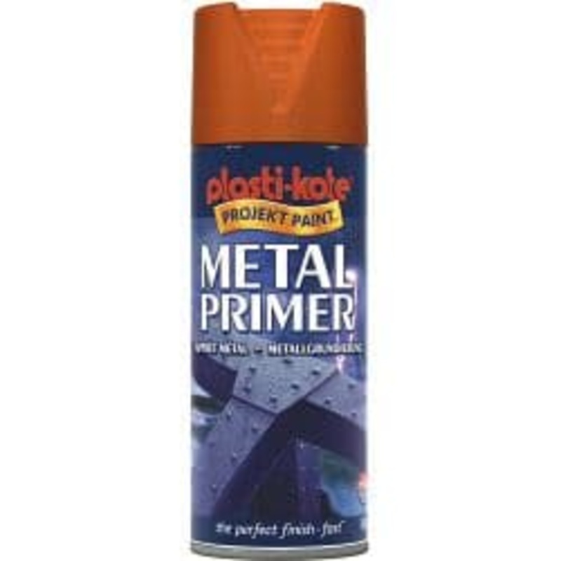 PlastiKote Metal Primer – 400ml Aerosol Red Oxide