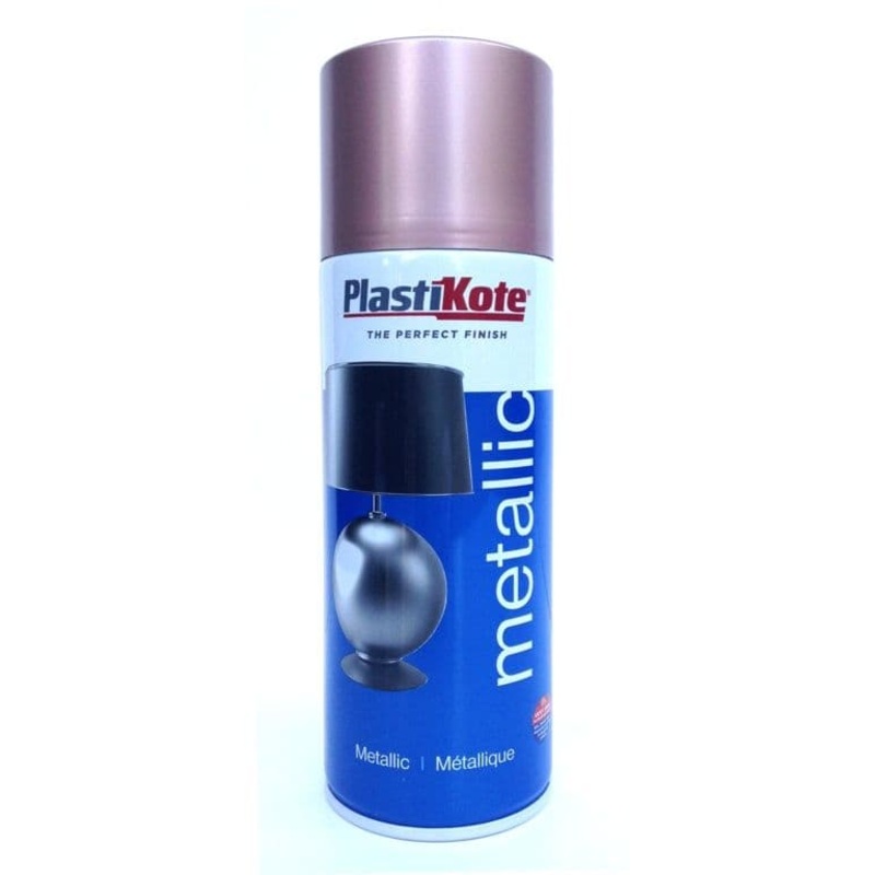PlastiKote Metallic Paint – 400ml Rose Gold