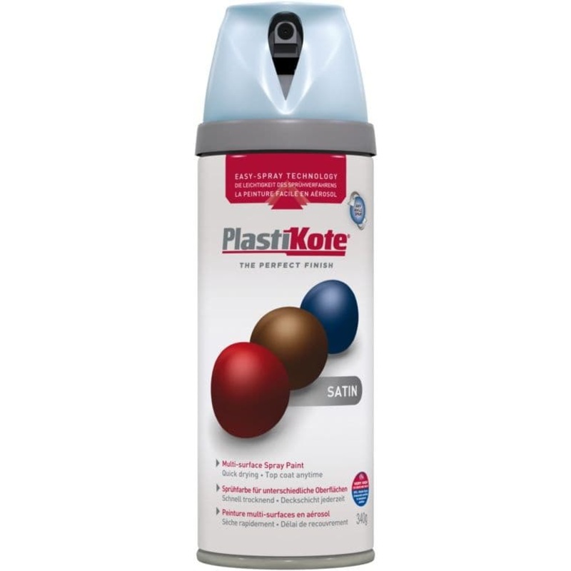 PlastiKote Twist & Spray Paint 400ml – Baby Blue Satin