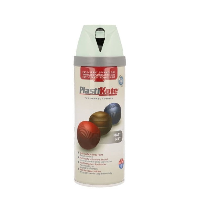PlastiKote Twist & Spray Paint 400ml – Duck Egg Blue Matt
