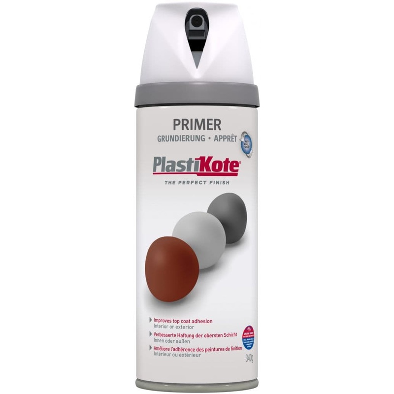 PlastiKote Twist & Spray Paint 400ml – White Primer