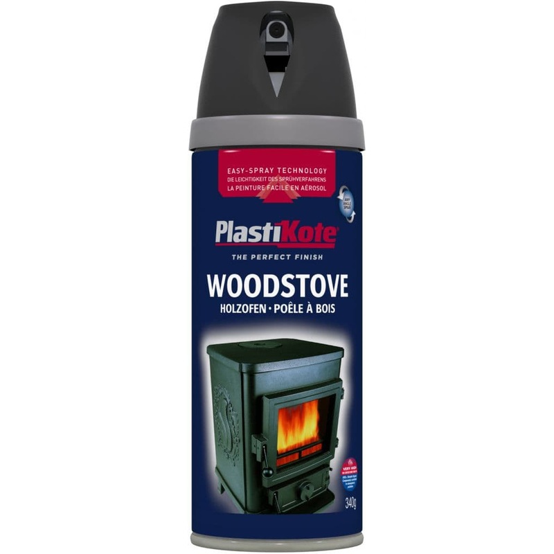 PlastiKote Woodstove Spray Paint – 400ml
