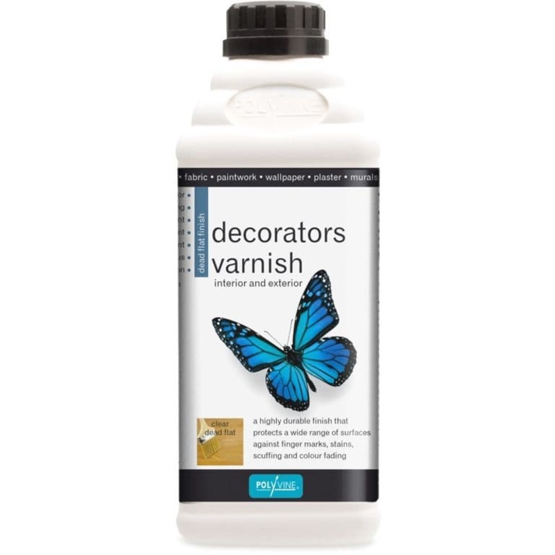 Polyvine Protective Decorators Varnish Dead Flat Finish – 500ml