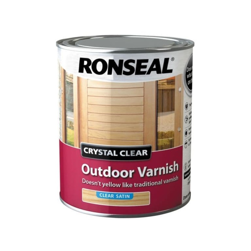 Ronseal Crystal Clear Outdoor Varnish 250ml – Matt