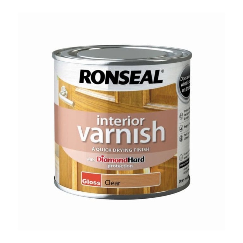 Ronseal Interior Varnish Gloss 250ml – Clear