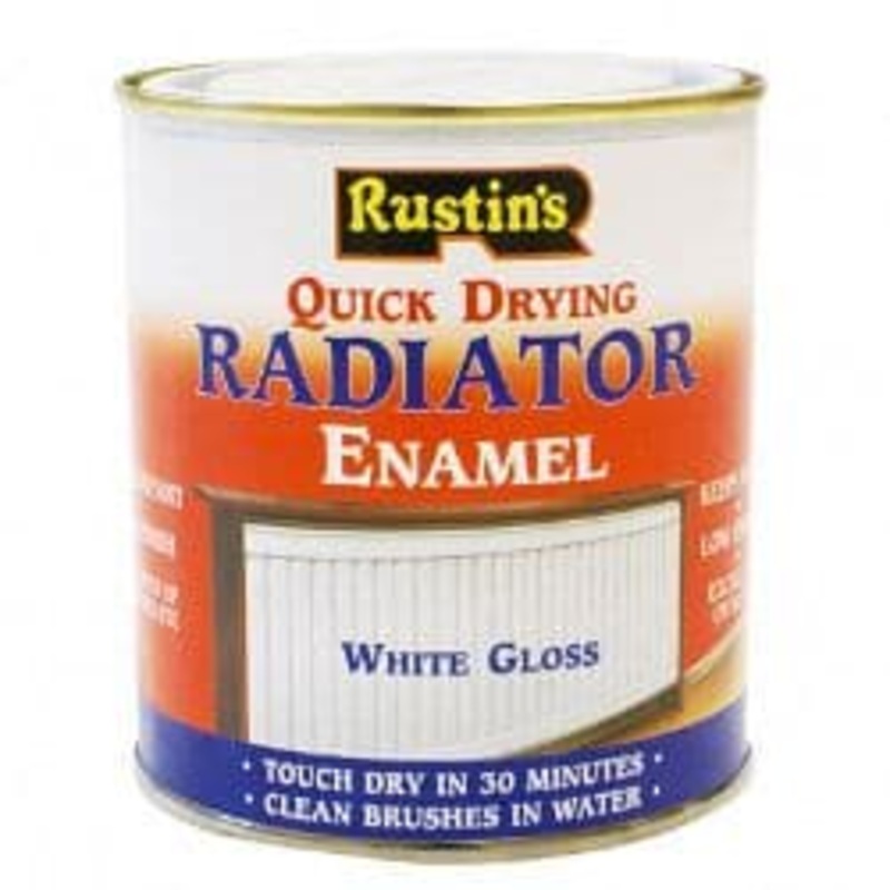 Rustins QD Radiator Enamel Gloss – 500ml