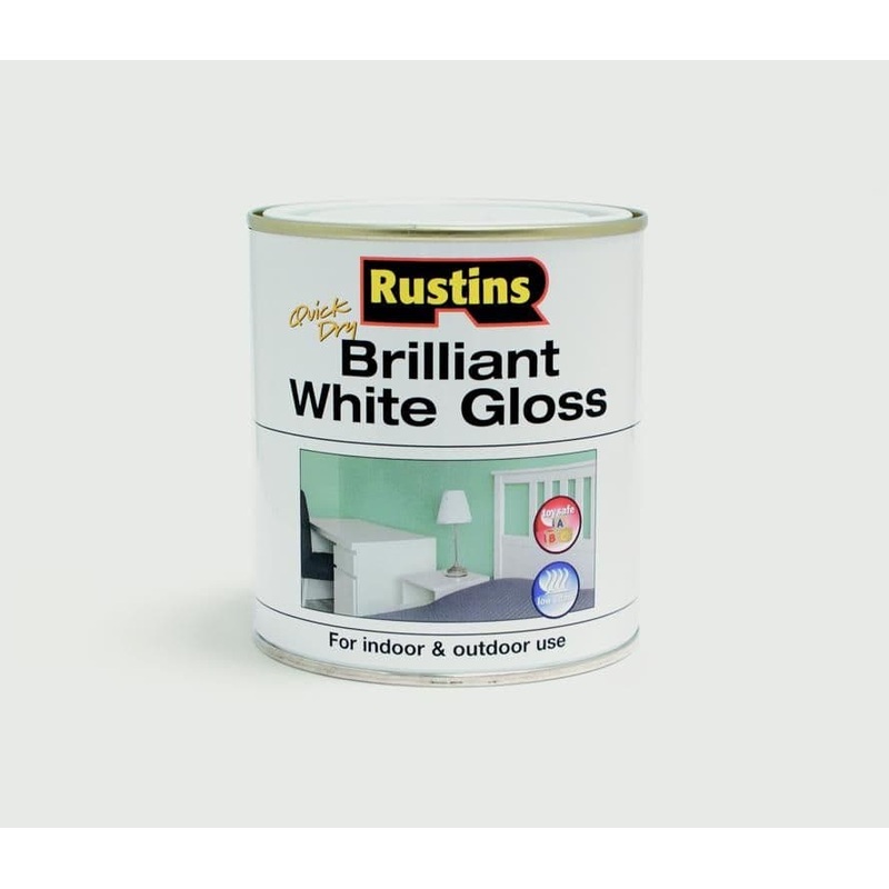 Rustins Quick Drying White Gloss – 250ml