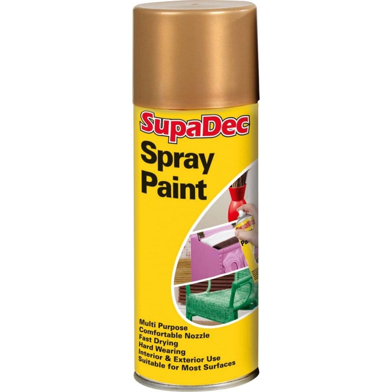 SupaDec Spray Paint – 400ml Gold