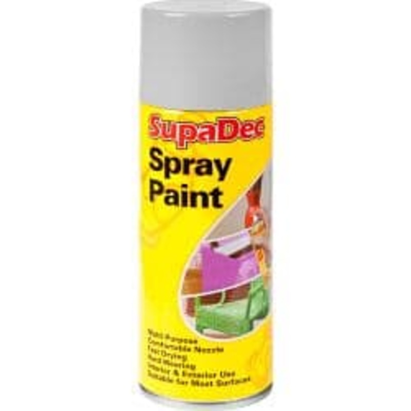 SupaDec Spray Paint – 400ml Grey