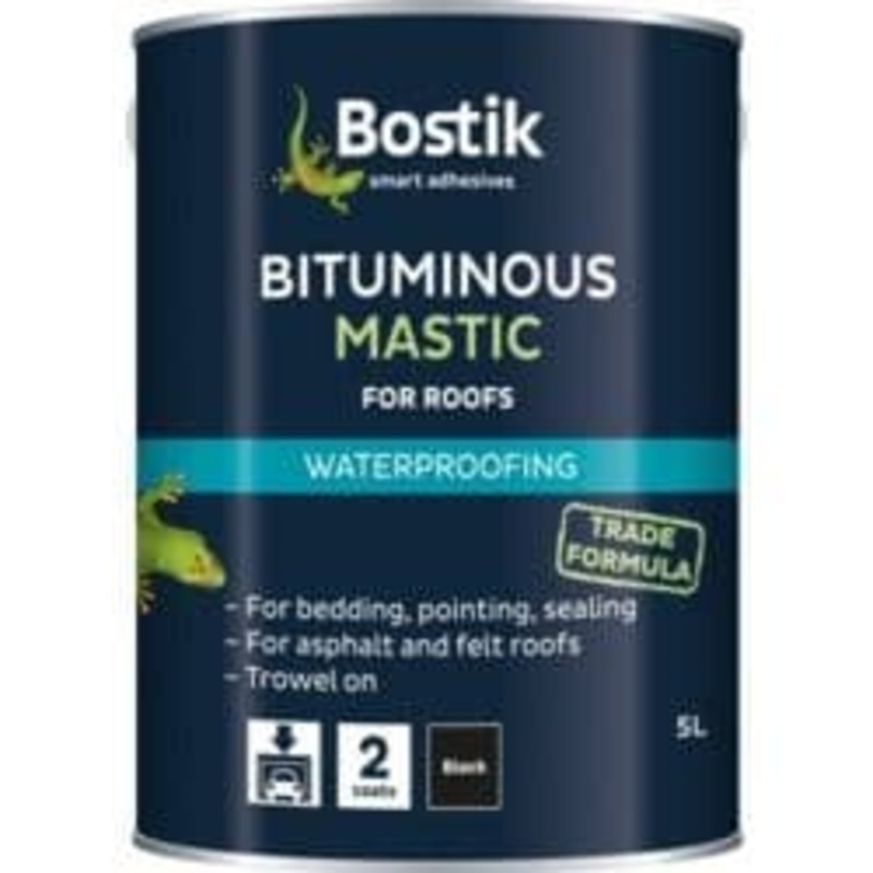 Bostik Bituminous Mastic for Roofs – 5L