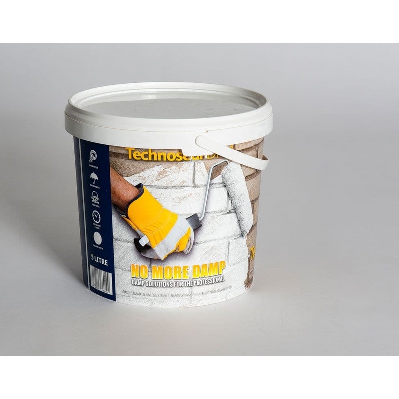 No More Damp Technoseal Damp Proofing Paint – 5L White