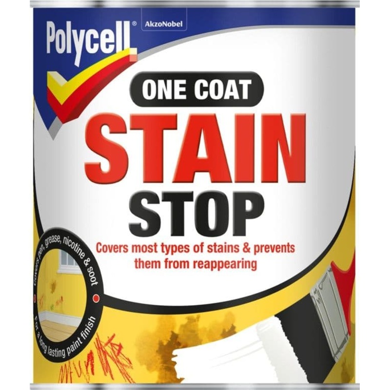 Polycell One Coat Stain Stop – 1L