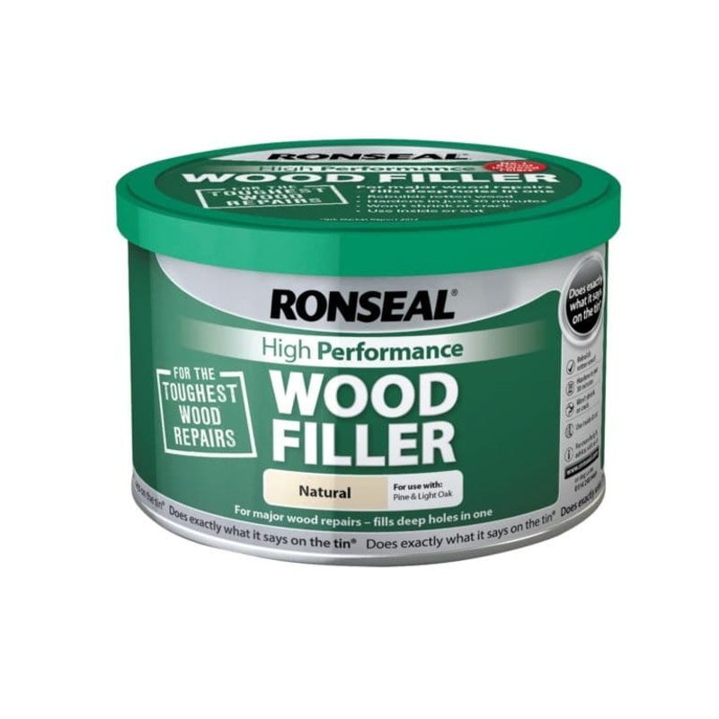 Ronseal High Performance Wood Filler 275g – Natural