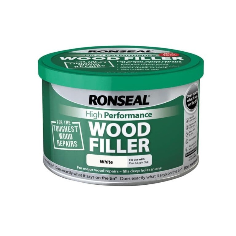 Ronseal High Performance Wood Filler 275g – White