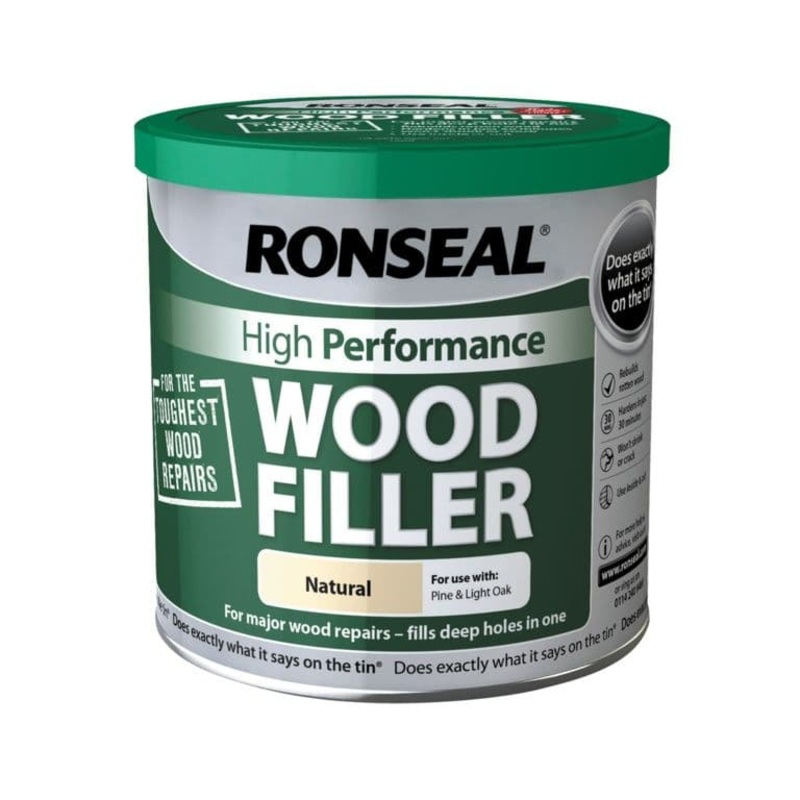 Ronseal High Performance Wood Filler 550g – Natural