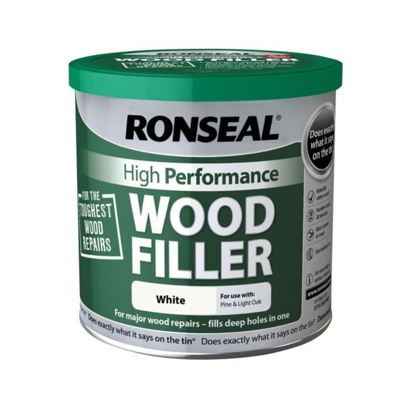Ronseal High Performance Wood Filler 550g – White