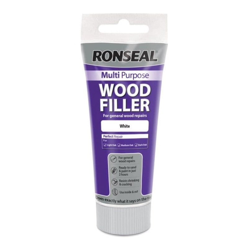 Ronseal Multi Purpose Wood Filler 100g – White